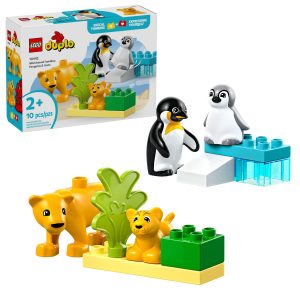 LEGO® Duplo 10442 Wildtier-Familien: Pinguine und Löwen