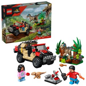 LEGO® Jurassic World 76972 Raptor: Verfolgungsjagd mit dem Geländewagen