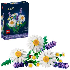 LEGO Gänseblümchen 11508 mit weißen Blüten und Lavendel-Halmen