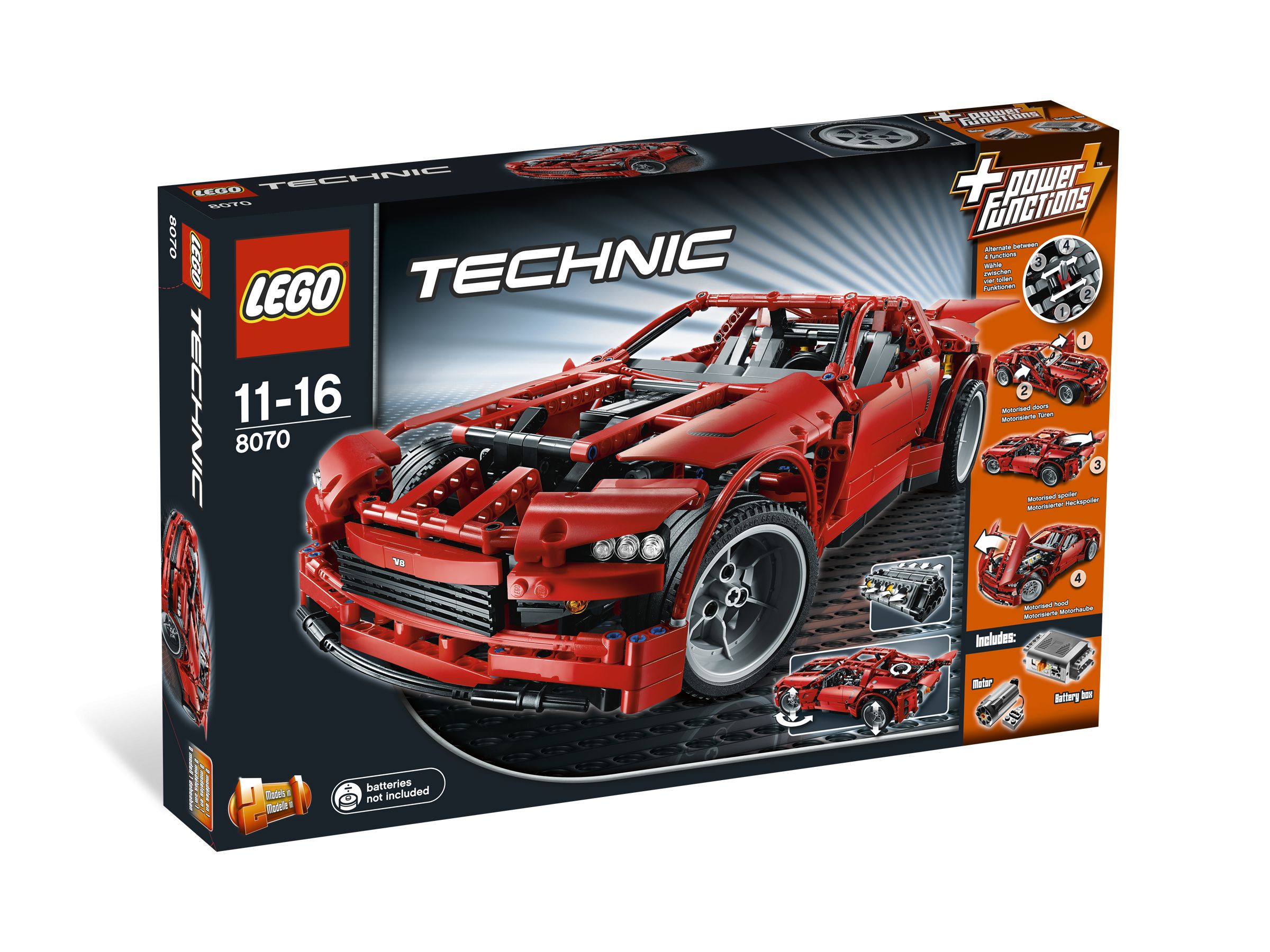Lego rotes technic Auto sportwagen