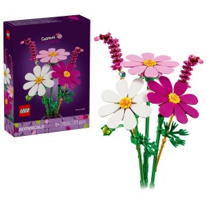 LEGO Kosmeen 11514 mit drei Blüten in Rosa, Lila und Weiß