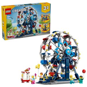 LEGO Riesenrad 31389 Creator 3-in-1 mit acht Gondeln und Eisbude