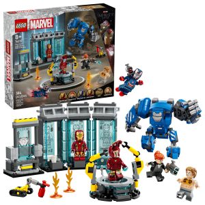 LEGO® Super Heroes 76315 Iron Mans Labor: Halle der Rüstungen