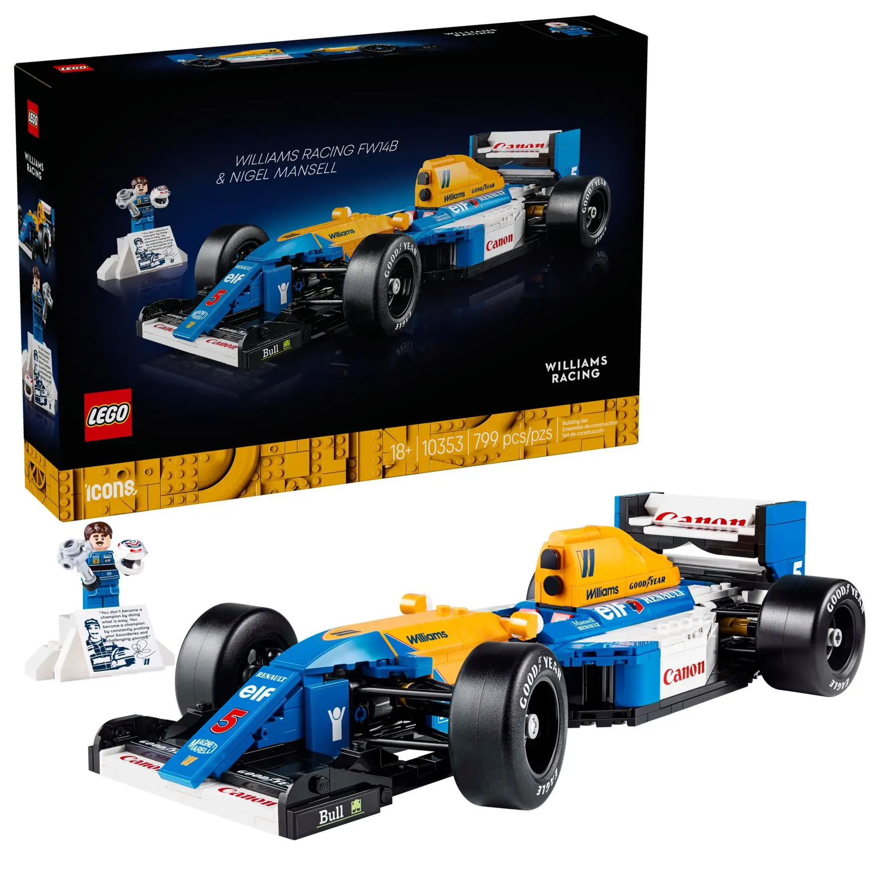 LEGO Williams Racing FW14B 10353 Sammlerset