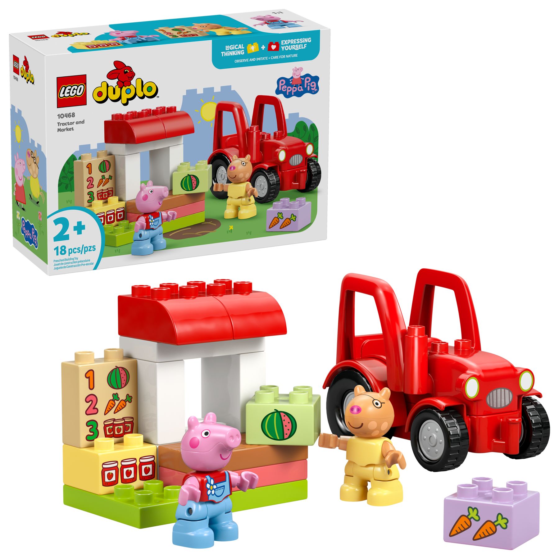 LEGO Traktor und Marktstand 10468 Duplo Set