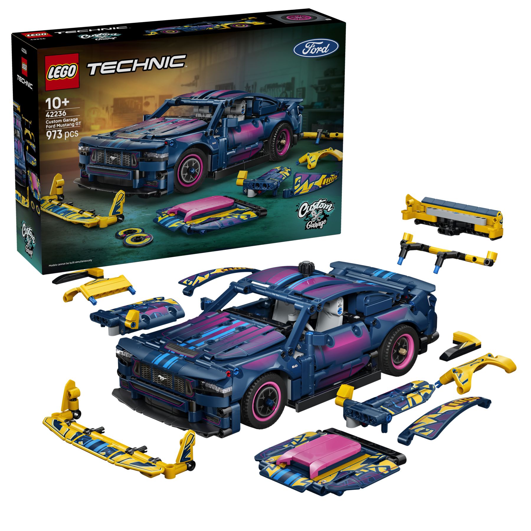 LEGO Technic Ford Mustang 42236 Tuning-Werkstatt