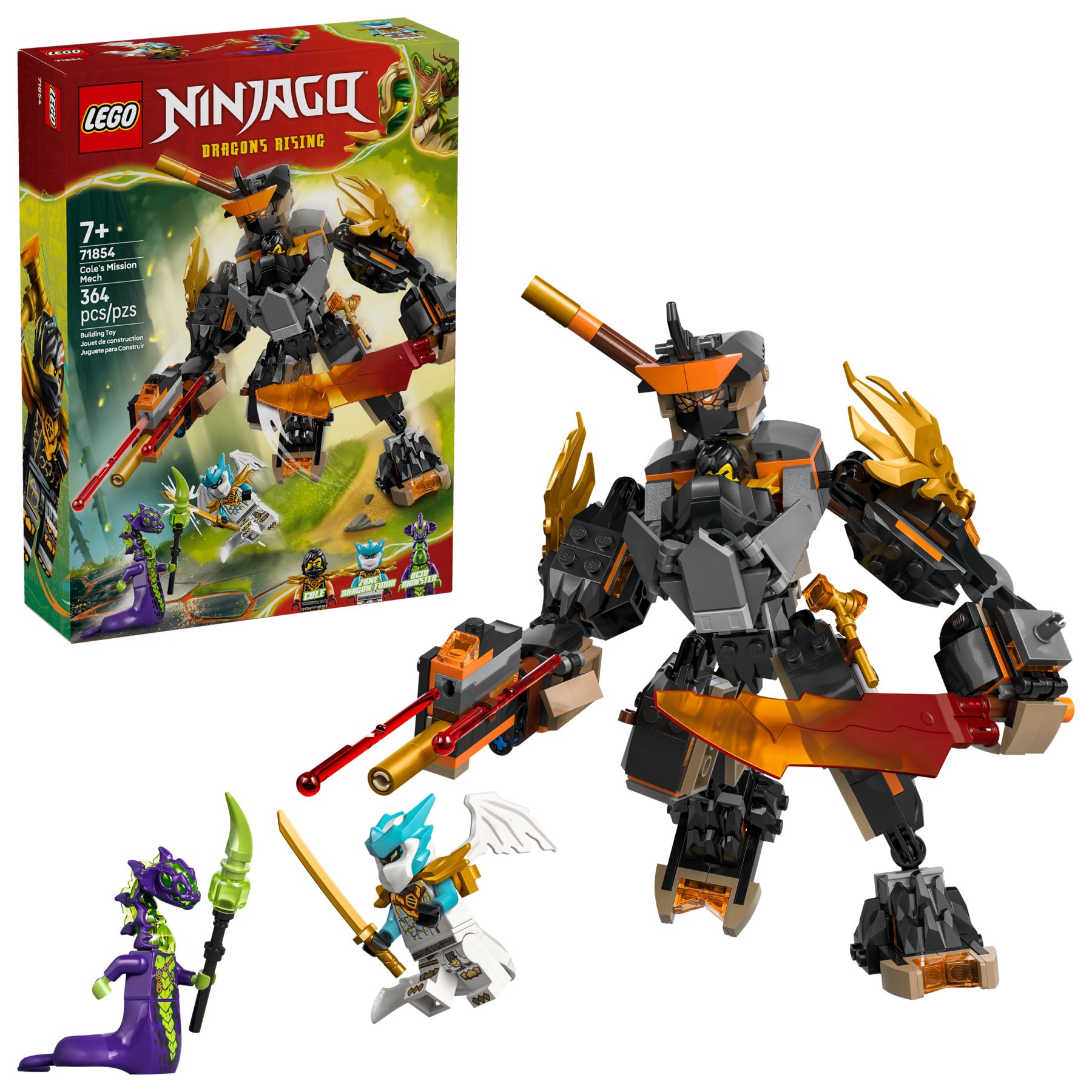 LEGO Ninjago Coles Action-Mech 71854 Set