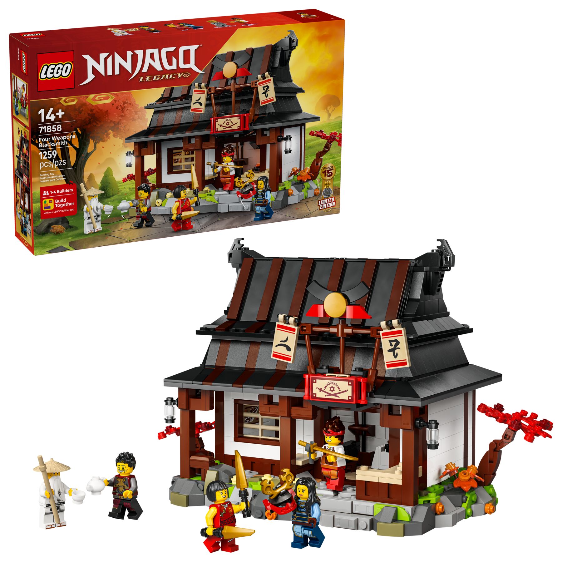 LEGO Ninjago Vier-Waffen-Schmiede 71858 Jubilaeumsset