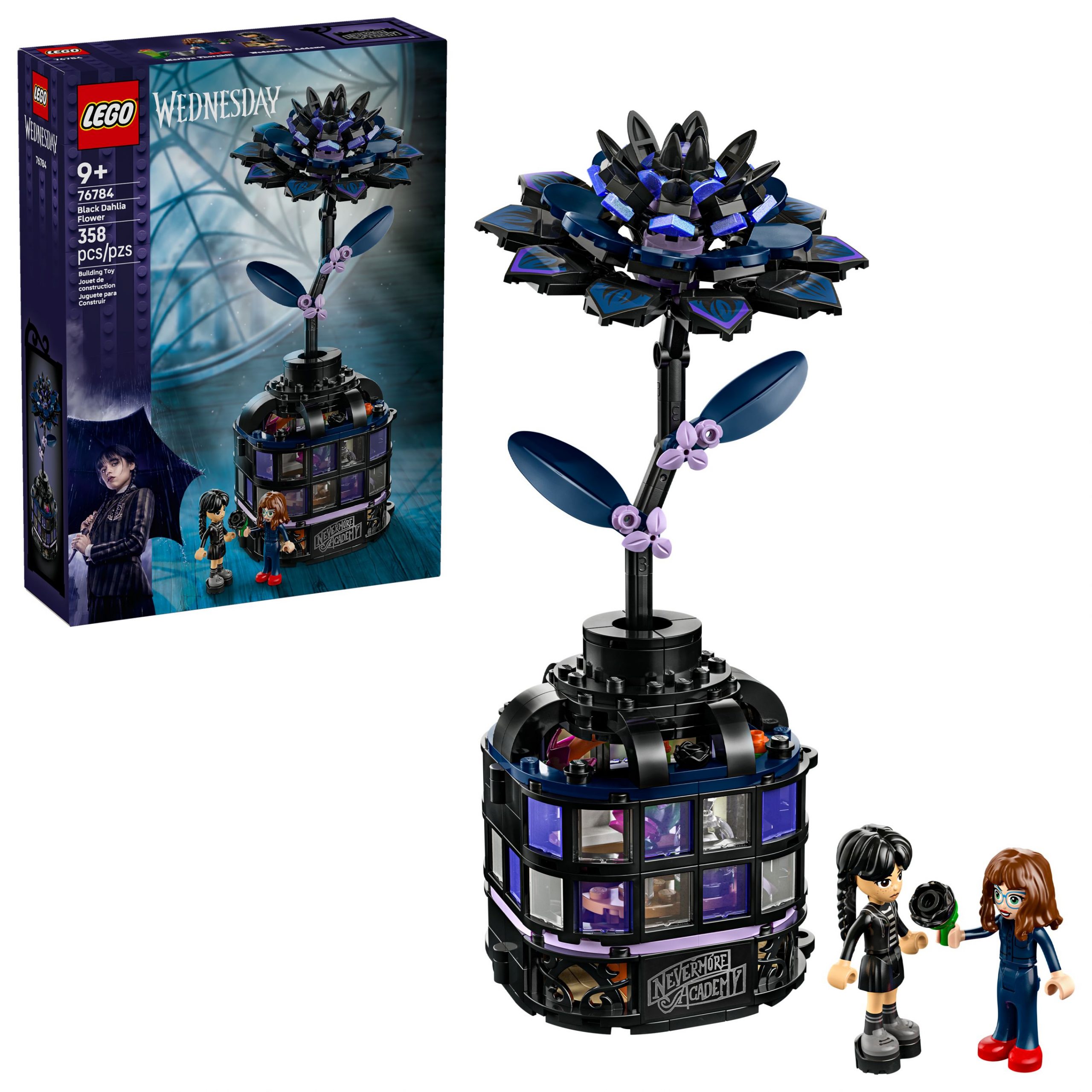 LEGO Wednesday Schwarze Dahlie 76784 Sammlerset