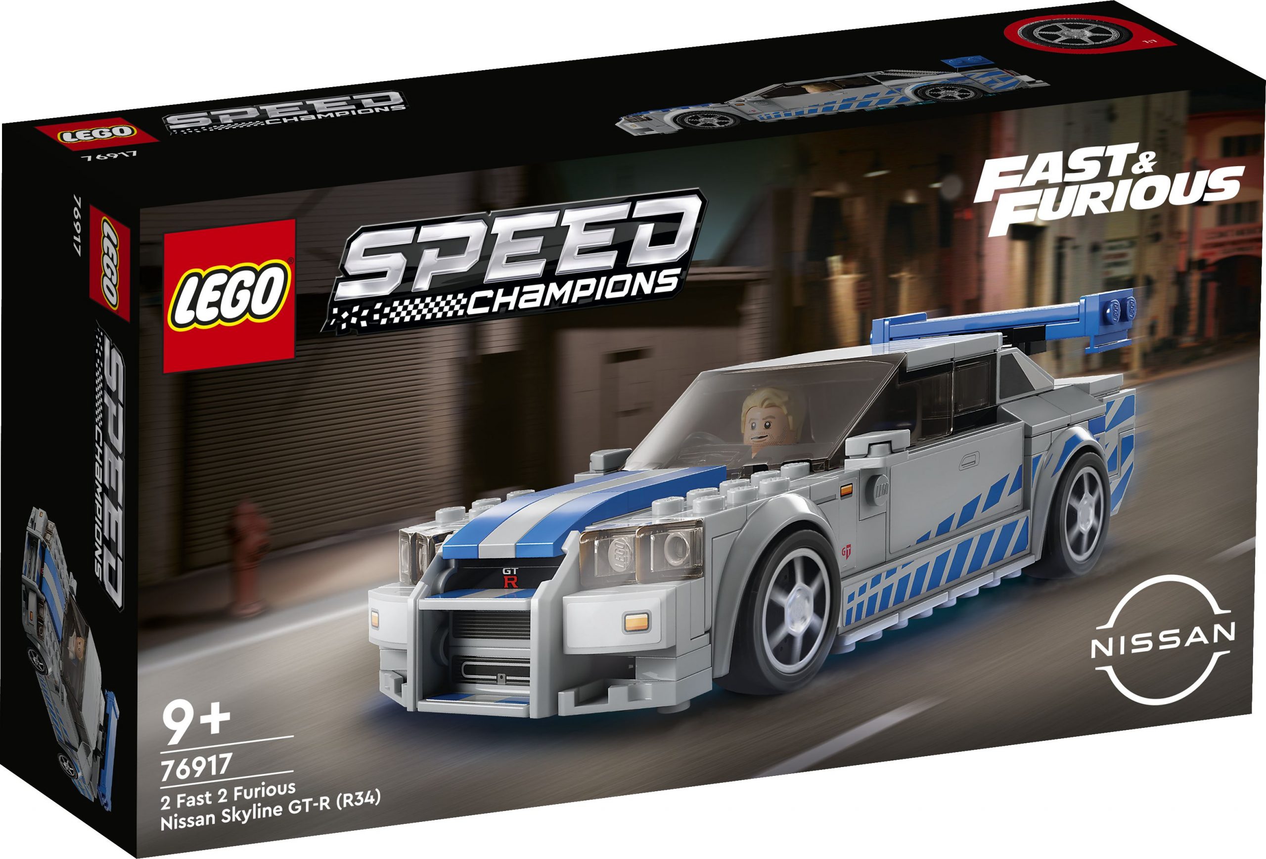 LEGO® Speed Champions 76917 2 Fast 2 Furious – Nissan Skyline GT-R (R34)
