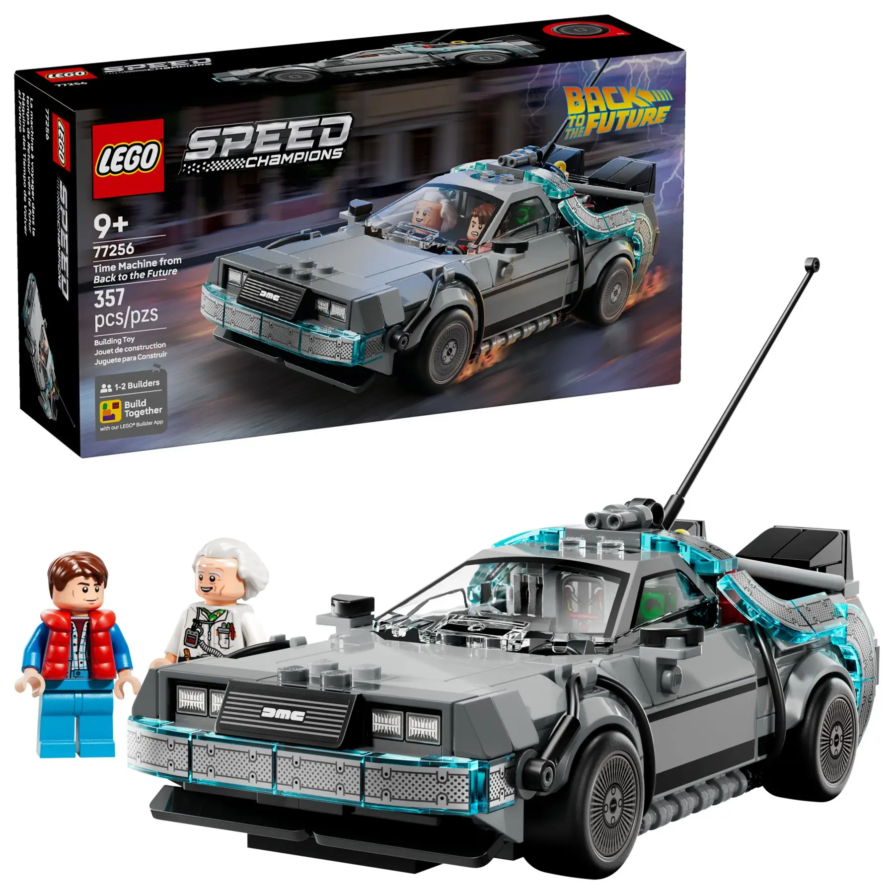 LEGO DeLorean Zeitmaschine 77256 Speed Champions