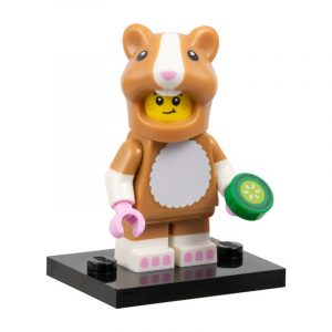 LEGO Minifigur Serie 27 Hamsterkostüm-Fan – Figur col27-1 aus der Sammelserie