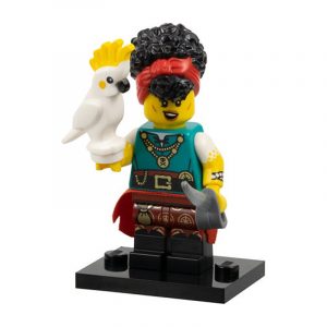 LEGO Minifigur Serie 27 Piratin – Figur col27-10 aus der Sammelserie