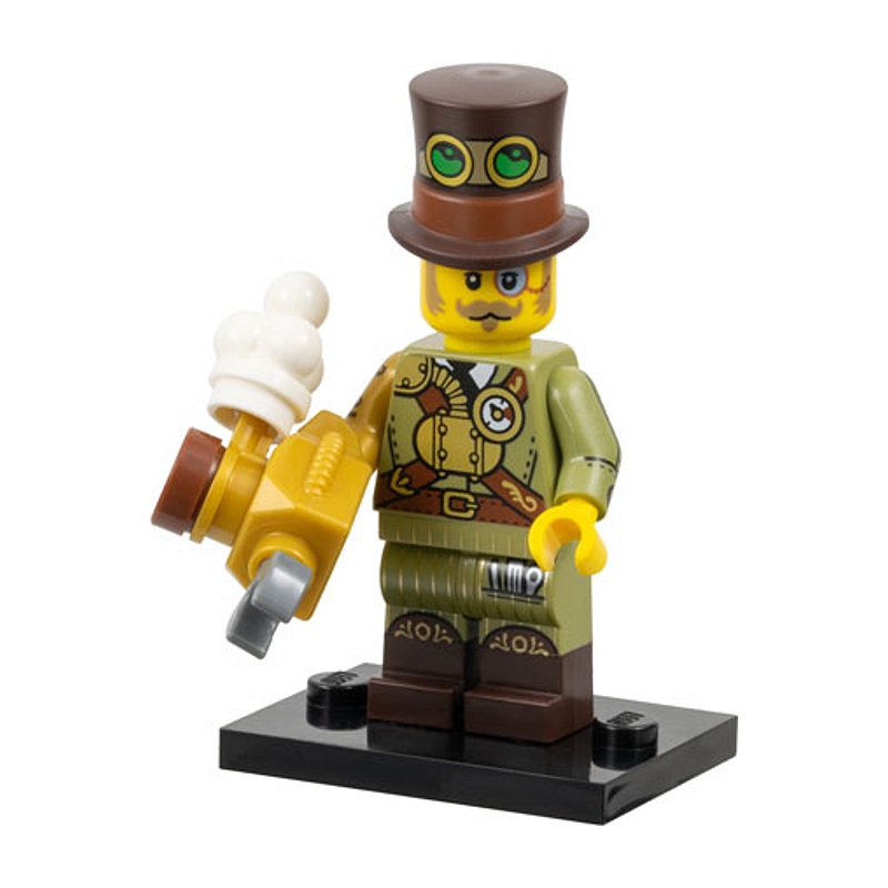 LEGO Minifigur Serie 27 Steampunk-Erfinder – Figur col27-12 aus der Sammelserie
