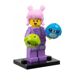 LEGO Minifigur Serie 27 Plüschtiersammlerin – Figur col27-5 aus der Sammelserie