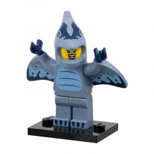 LEGO Minifigur Serie 27 Pterodactyluskostüm-Fan – Figur col27-6 aus der Sammelserie