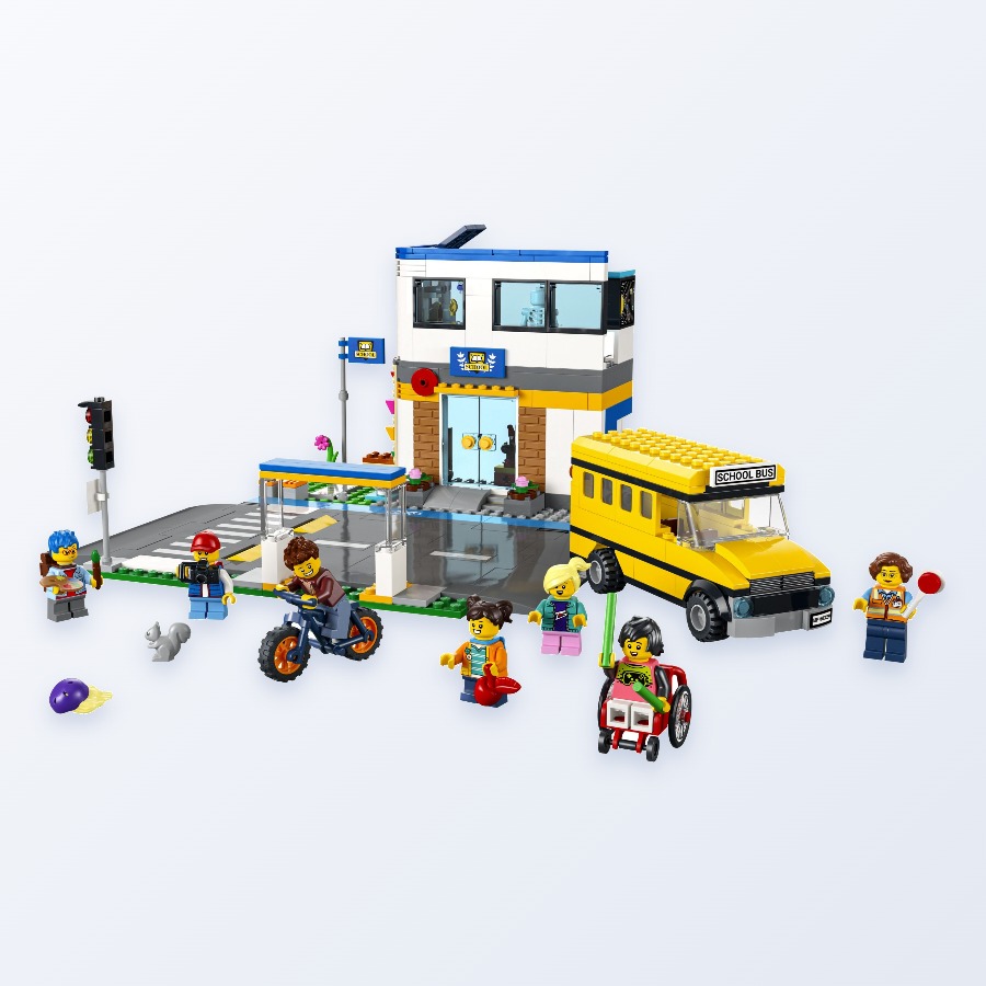 LEGO® 60329 Schule mit Schulbus (Second Life)