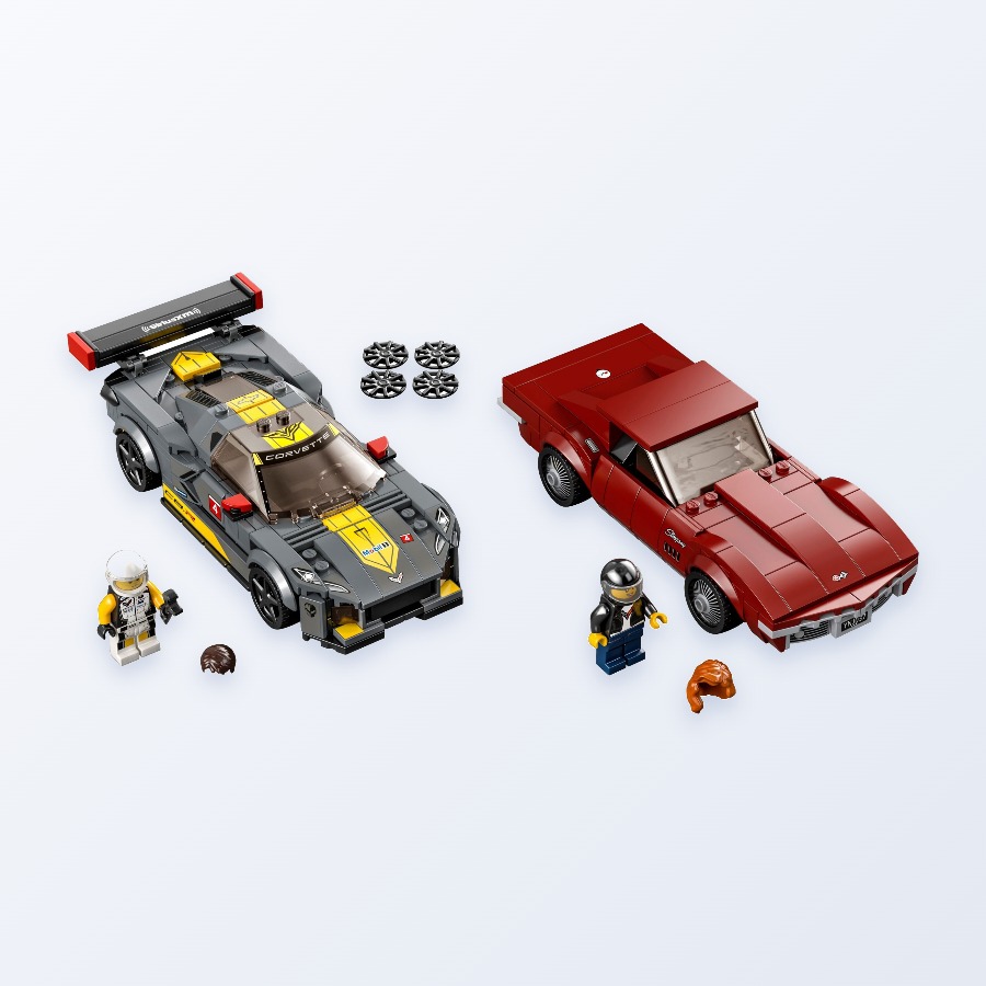 LEGO® 76903 Chevrolet Corvette C8.R und 1968 Chevrolet Corvette (Second Life)