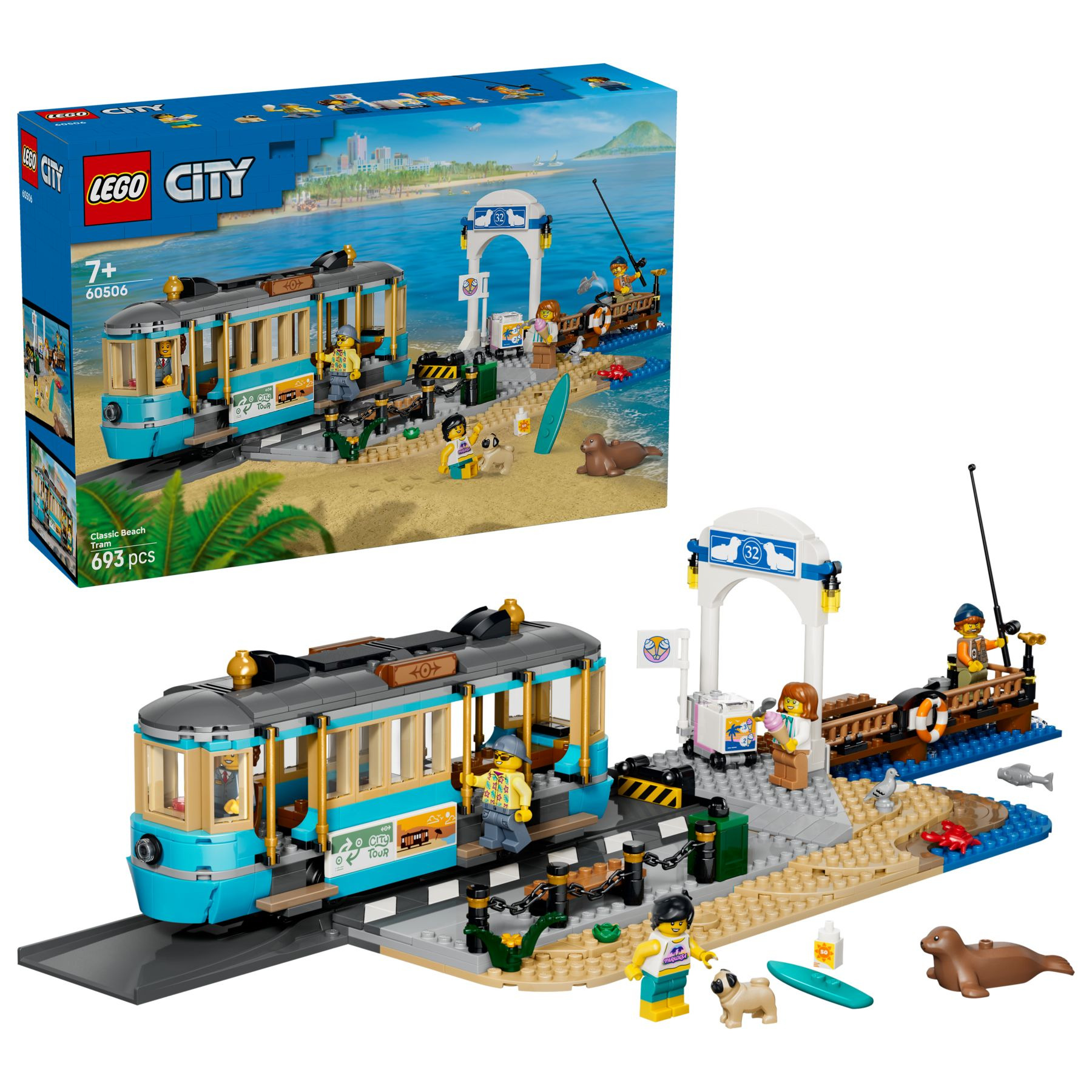 LEGO Klassische Strandstraßenbahn 60506 Sammlerset