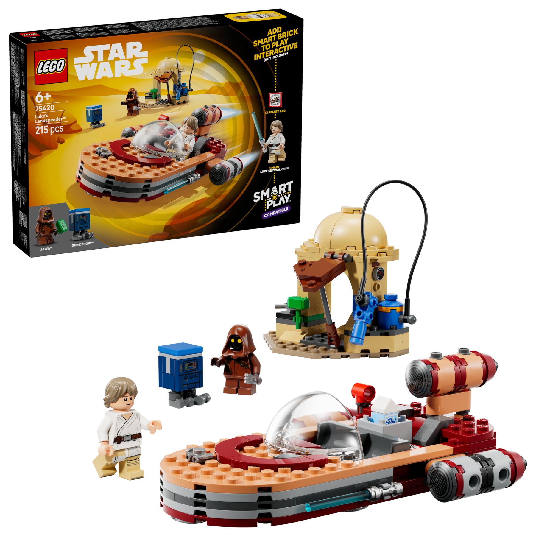 LEGO Star Wars Landspeeder 75420 SMART Play Luke