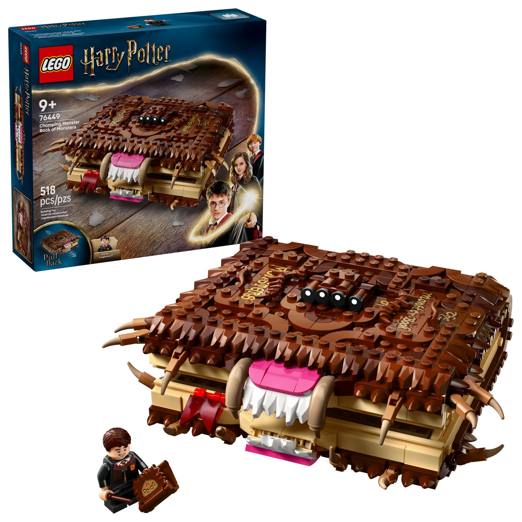 LEGO Harry Potter Monsterbuch 76449 Beißendes Monsterbuch der Monster