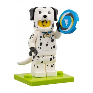 LEGO Minifigur Serie 28 Dalmatinerkostüm-Fan – Figur col28-7 aus der Sammelserie