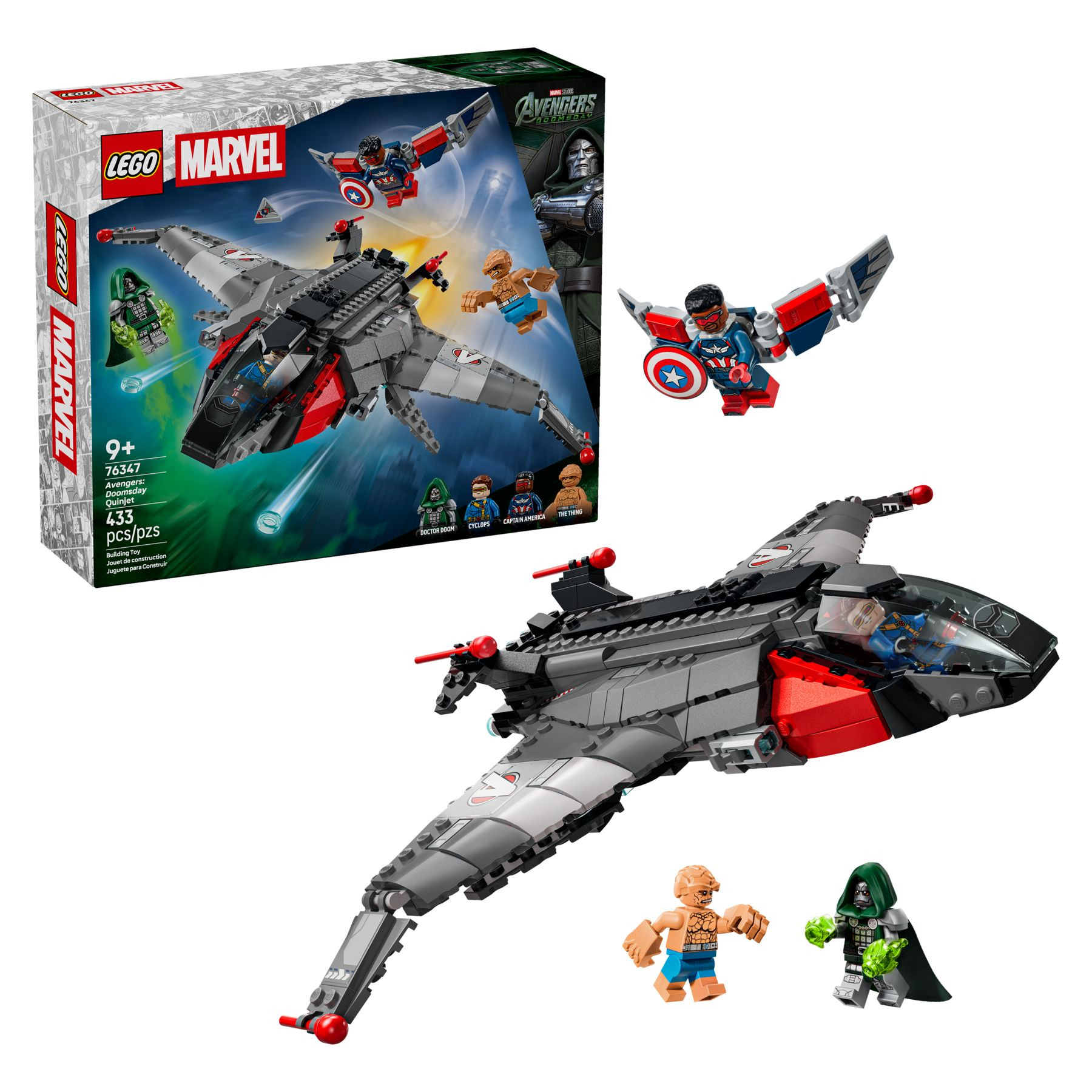 LEGO Avengers Quinjet 76347 Set mit Verpackung