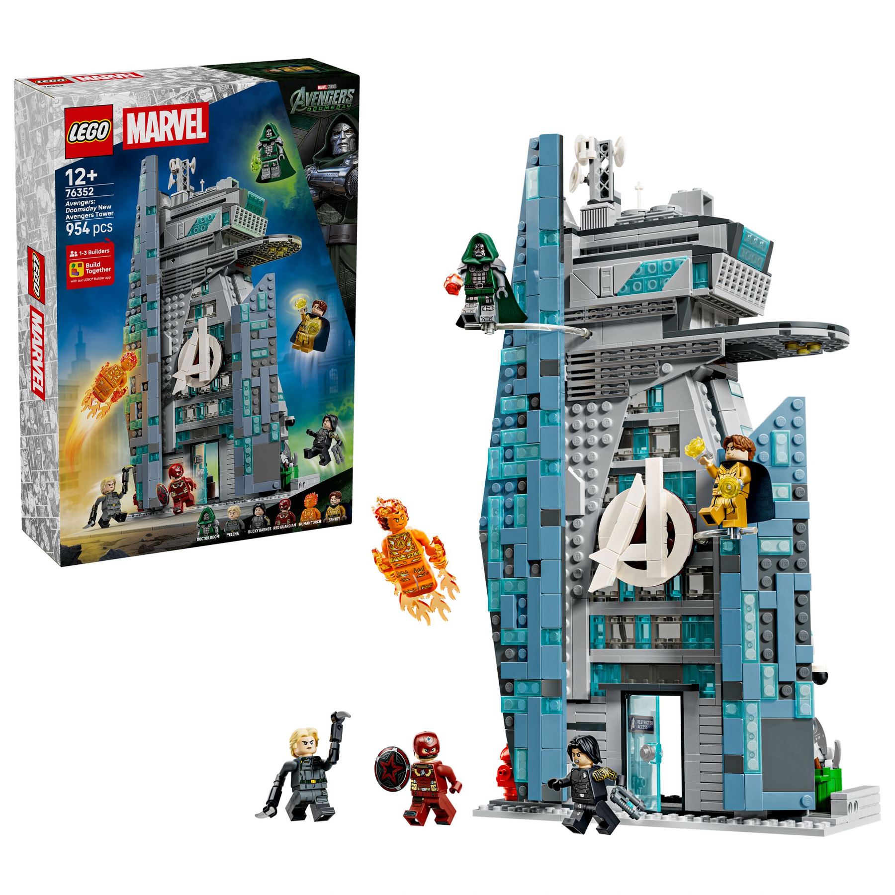 LEGO Avengers Tower 76352 Set mit Verpackung