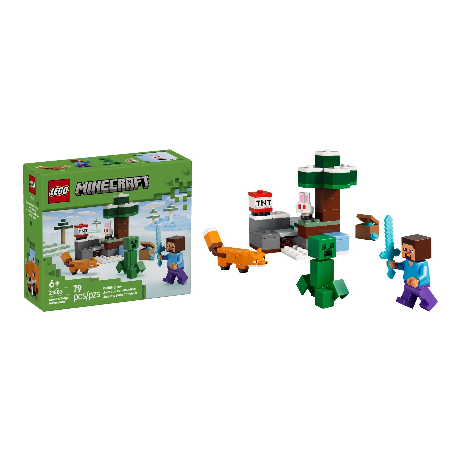 LEGO Minecraft Taiga 21583 Set mit Verpackung